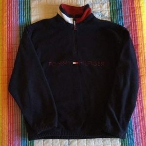 ✨vintage Tommy Hilfiger fleece pullover✨